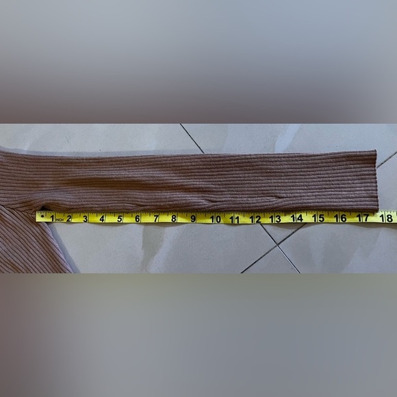 Sexy Brown Ribbed Dress High Split Say What ? Bust Line Plum  Size M - Picture 13 of 16